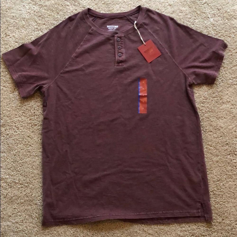 Men’s Large Maroon Henley